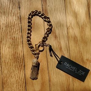 Rachel Zoe Jewelry - Rachel Zoe gold bracelet tassel NWT Rachel Zoe Jewelry - Rachel Zoe gold bracelet tassel NWT